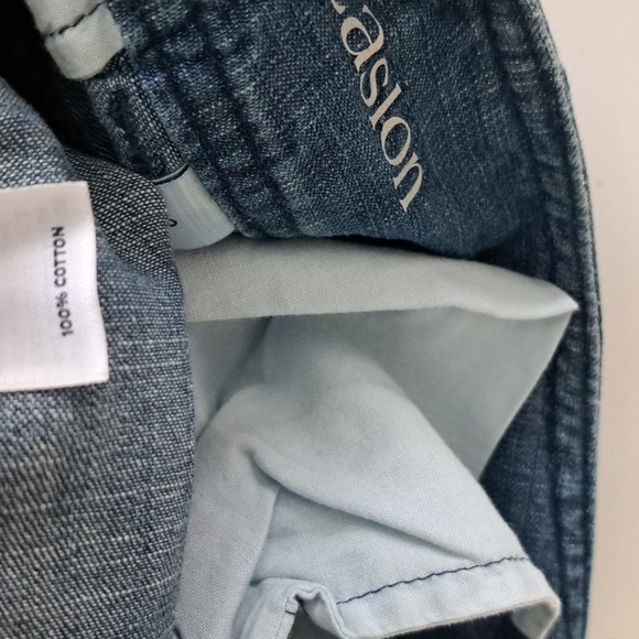 💥Caslon Dark Chambray Mini Skirt size 2 - Picture 8 of 8